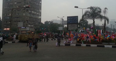 بالصور.. توافد المئات على "ميدان" مصطفى محمود لأداء صلاة العيد