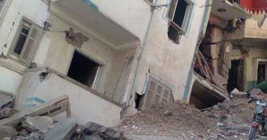 سقوط عقار بغرب الإسكندرية خلال معاينة لجنة هندسية للمبنى