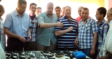 ضبط ورشة لتصنيع السلاح بدمنهور وحبس أحد مديريها