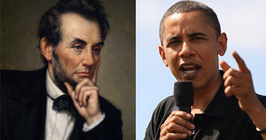 أوباما على خطى إبراهام لينكولن