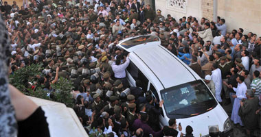 بالصور.. جمال مبارك وزكريا عزمى ومفيد شهاب فى عزاء كمال الشاذلى بالباجور.. واتفاق بين أنصاره ومعارضيه على تقديمه خدمات جليلة لدائرته 