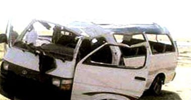 ارتفاع عدد مصابى حادث طريق "قنا - سوهاج" لـ12 شخصا