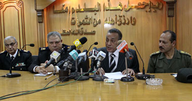 "أمن الجيزة" تشرح سيناريوهات تأمين الانتخابات فى مؤتمر صحفى 