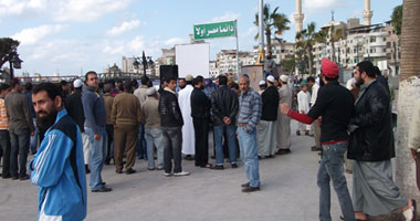 طلاب جامعة طنطا يشاركون شباب الثورة فى المظاهرات بالغربية