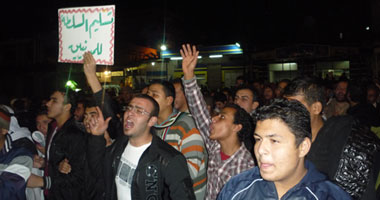 مظاهرات مسائية بسيناء تضامناً مع ميدان التحرير
