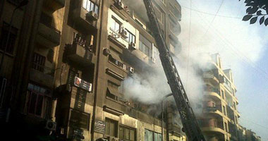 السيطرة على حريق بشقة سكنية فى ميدان لبنان بدون إصابات