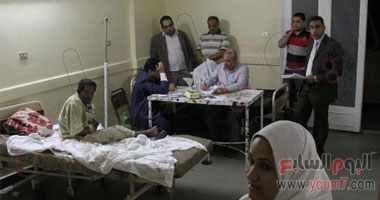 مصابو قطارى الفيوم يتلقون العلاج.. ويطالبون بمحاسبة المسئولين