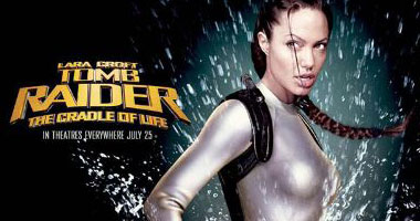 أنجلينا جولى فى "Lara Croft Tomb Raider: The Cradle of Life" اليوم