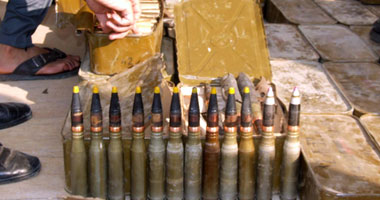 ضبط 53 طلقة مضادة للطائرات بوسط سيناء