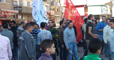 مظاهرات تجوب شوارع دمياط تطالب بإسقاط الإعلان الدستورى و"التأسيسية"