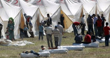 وفاة 3 نازحين أيزيديين بسب حريق فى أحد مخيمات دهوك