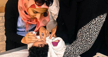 إنطلاق الحملة القومية للتطعيم ضد شلل الأطفال بالفيوم