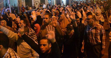 مظاهرة مسائية للإخوان فى سمالوط بالمنيا للإفراج عن المسجونين