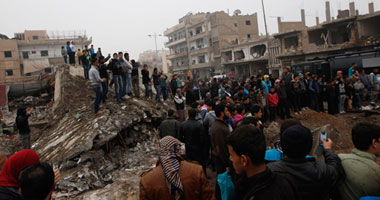انفجاران قرب مخيم الركبان السورى على الحدود مع اﻷردن