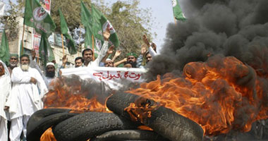 احتجاجات فى باكستان بسبب انقطاع الكهرباء خلال شهر رمضان  
