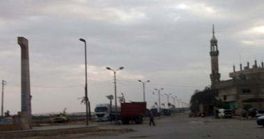 أمطار غزيرة هطلت على المناطق الساحلية بشمال سيناء