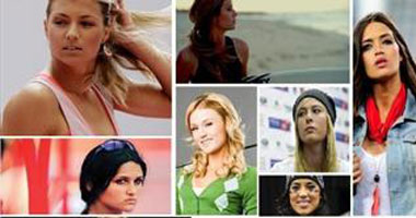 بالصور.. أجمل 11 لاعبة فى 2011