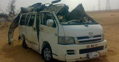 إصابة 3 أشخاص إثر تصادم سيارتين على طريق الإسماعيلية بورسعيد