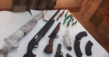 ضبط أسلحة وكميات من المخدرات خلال حملة أمنية بالقليوبية