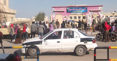 بدء توافد الناخبين بانطلاق جولة الإعادة على 3 مقاعد بشمال سيناء