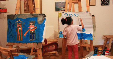مهرجان(حرفة عبر الزمن) لتعليم الأطفال الحرف اليدوية بمتحف ملوى بالمنيا