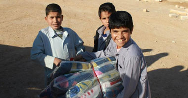 جمعية رسالة بكفر الشيخ توفر "بطاطين" لعدد من الأسر الفقيرة بالمحافظة