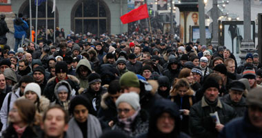 عشرات الآلاف يتظاهرون فى أوكرانيا للتقارب مع الاتحاد الأوروبى 