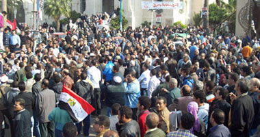 متظاهرو الإسكندرية يتوافدون على «القائد إبراهيم» ومسيرة لـ«المنطقة الشمالية»