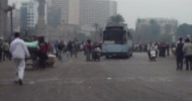 سير حركة المرور لأول مرة فى مليونيات التحرير 