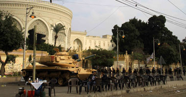 تأمين قصر الاتحادية لمواجهة مظاهرات الإخوان