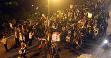 مسيرة تأييد قرارات الرئيس مرسى بملوى