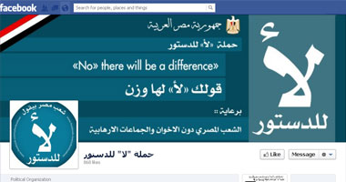 نشطاء "فيسبوك" يطلقون حملة  "لا للدستور" لتوضيح أسباب رفض الاستفتاء
