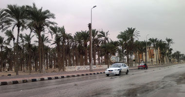 سقوط ثلوج وأمطار غزيرة على مناطق سيناء الحدودية