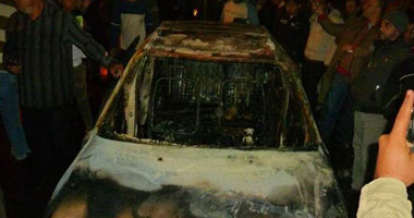 جنازة سائق تاكسى المنصورة تقف أمام مبنى المحافظة وتهتف ضد الإخوان