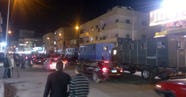 قوات حماية المواطنين تنتشر بميدان رابعة قبل الاحتفال بذكرى ثورة 25 يناير
