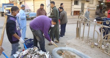 رابطة جيل الثورة تعيد لمدنية فاقوس جمالها