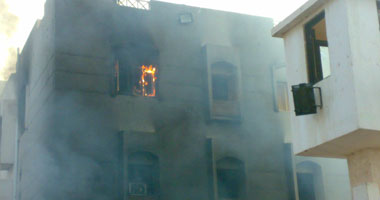 الحماية المدنية تسيطر على حريق بمخلفات شقة سكنية فى المنيب دون إصابات