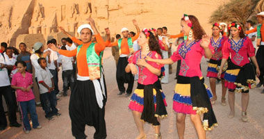 الفرق المصرية تبدأ البروفات النهائية لمهرجان أسوان الدولى للثقافة والفنون