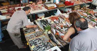 أسعار الأسماك اليوم:ماكريل 15 جنيهًا والمرجان 22 والكابوريا 75 جنيهًا