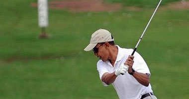 تايم: أوباما يصر على لعب الجولف فى كاليفورنيا رغم أزمة الجفاف بالولاية