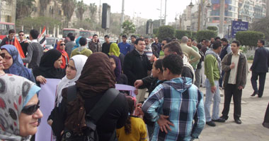 بالفيديو والصور.. مظاهرة فى طنطا تطالب بإسقاط النظام