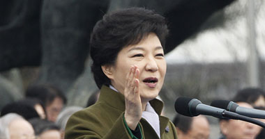 حفل تنصيب بارك جون هيه أول رئيسة لكوريا الجنوبية 