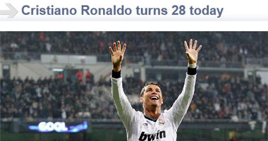 ريال مدريد يحتفل بعيد ميلاد "رونالدو" على طريقته الخاصة