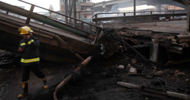 النيابة تأمر بدفن جثة حادث انهيار كوبرى عزبة النخل