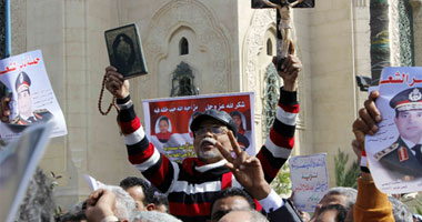 مظاهرات بالقائد إبراهيم لتأييد خارطة الطريق