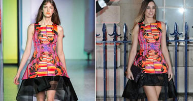 آمبر لوبون الأجمل والأرقى بتصميم "Peter Pilotto"