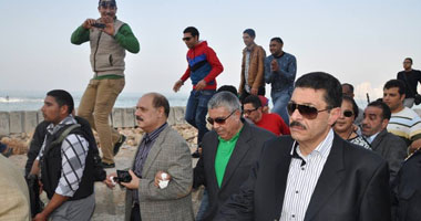 بالصور.. محافظ الإسكندرية يفتتح تمثال "سعد زغلول"