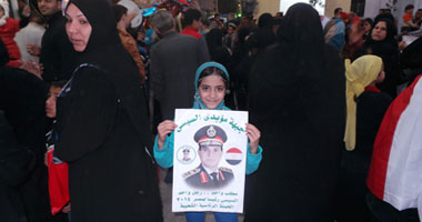 بالصور.. مسيرة لأهالى أبو كبير بالشرقية لرفض الإرهاب