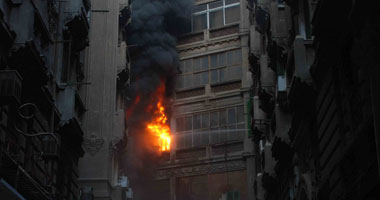 السيطرة على حريق بعقار بالإسكندرية 