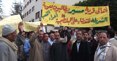 مظاهرة بكفر الشيخ للمطالبة بعودة الشرطة ومواجهة البلطجة